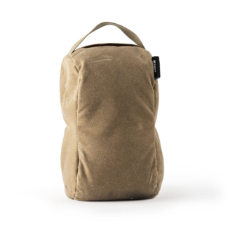 MDT Chunky Peanut Shooting Bag, Waxed Canvas, Glass Fill