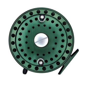 Trophy XL Glyde 5" Centerpin Float Reel, Steelhead Green RH