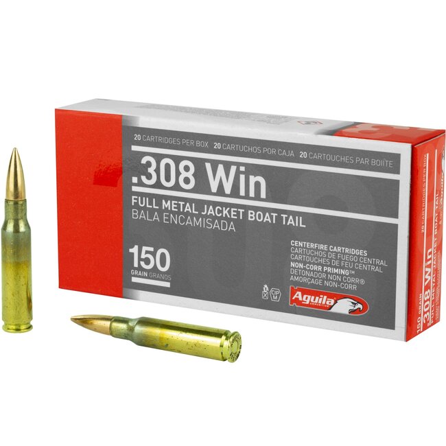 Aguila .308 WIN 150GR FMJBT 500 Rds