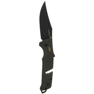SOG Trident AT - Olive Drab - Partially Serrated
