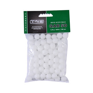 Umarex T4E Quick Access Balls 50 CAL, White 100, Glass Breaking Polymer Balls