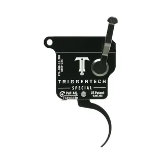 Trigger Tech Remington 700 Left Single Stage Special Black Curved Top Safety 1.0-3.5 Lbs