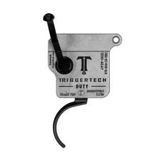 Trigger Tech Remington 700 Duty Right Single Stage 3.5 Lbs Fixed Curved Top Safety w/o Bolt Release