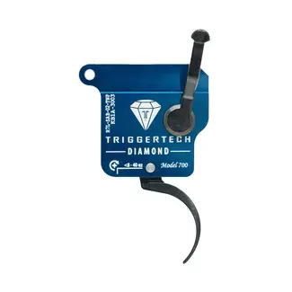 Trigger Tech Remington 700 Rough Diamond Right PVD Pro Curved Left W/o Bolt Release