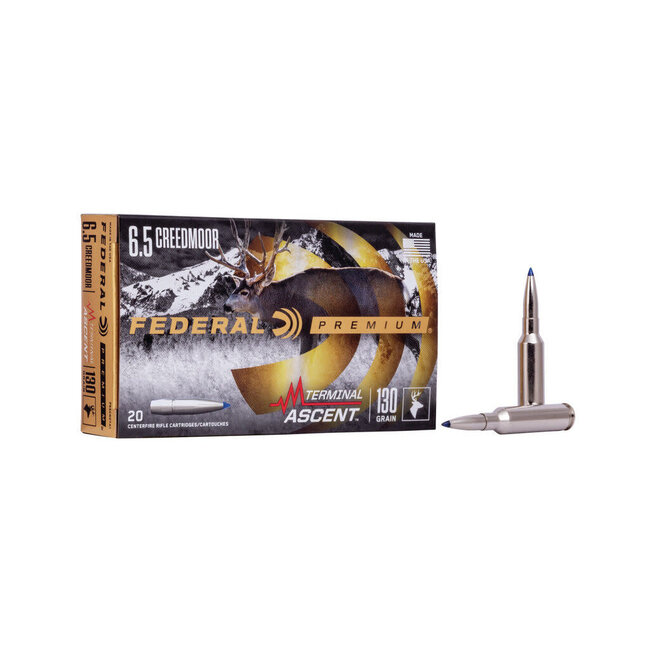 Federal Premium 6.5 Creedmoor 130GR Terminal Ascent 20 Rds — Siwash Sports
