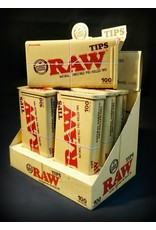 Raw Raw Pre-Rolled Tips Tin 100pc