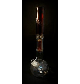 Hydros Hydros - 18" Bubble 8Arm Tree Perc with Amber