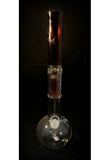 Hydros Hydros - 18" Bubble 8Arm Tree Perc with Amber