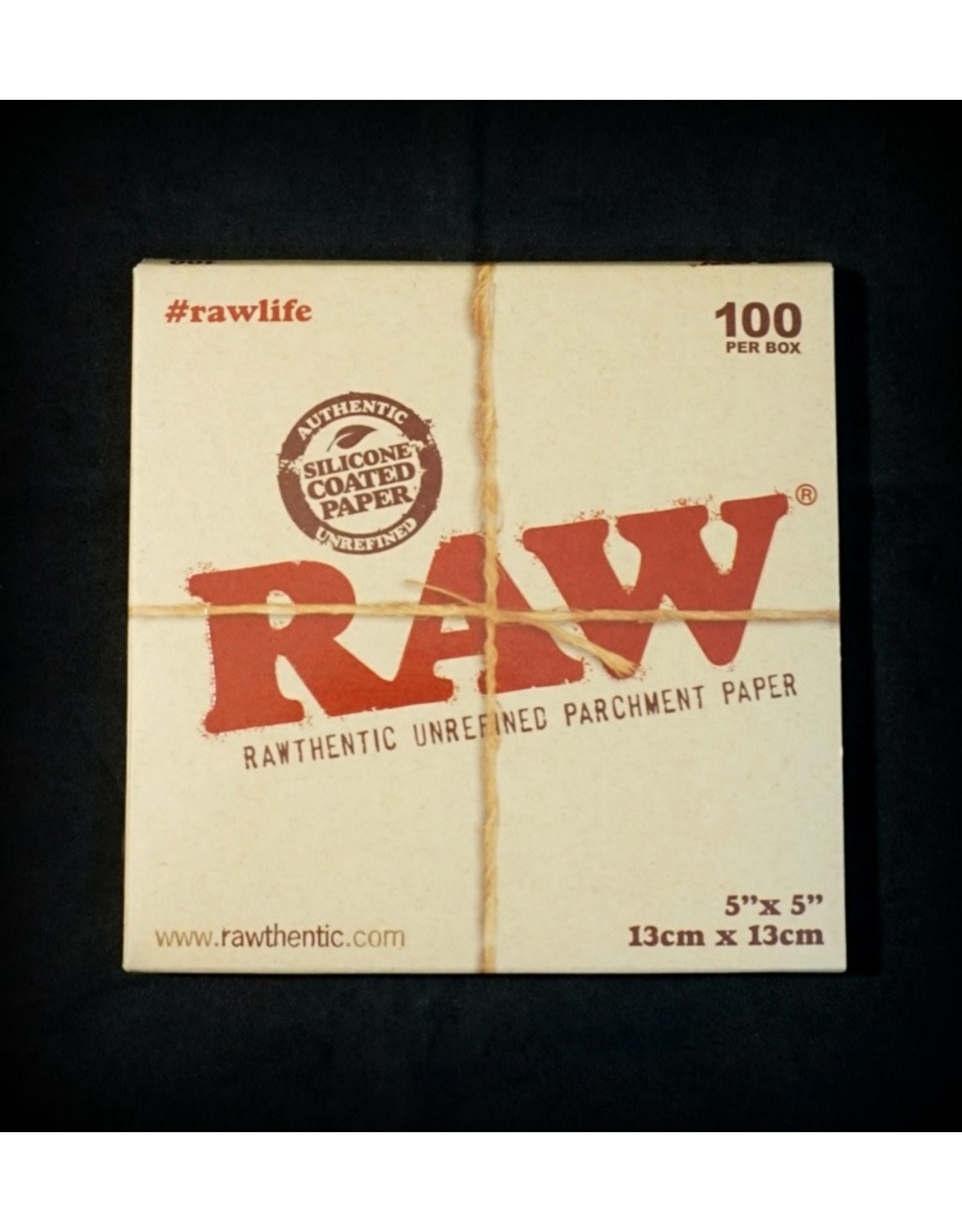 Raw Raw Unrefined Parchment Paper 5x5 - 100 Sheets