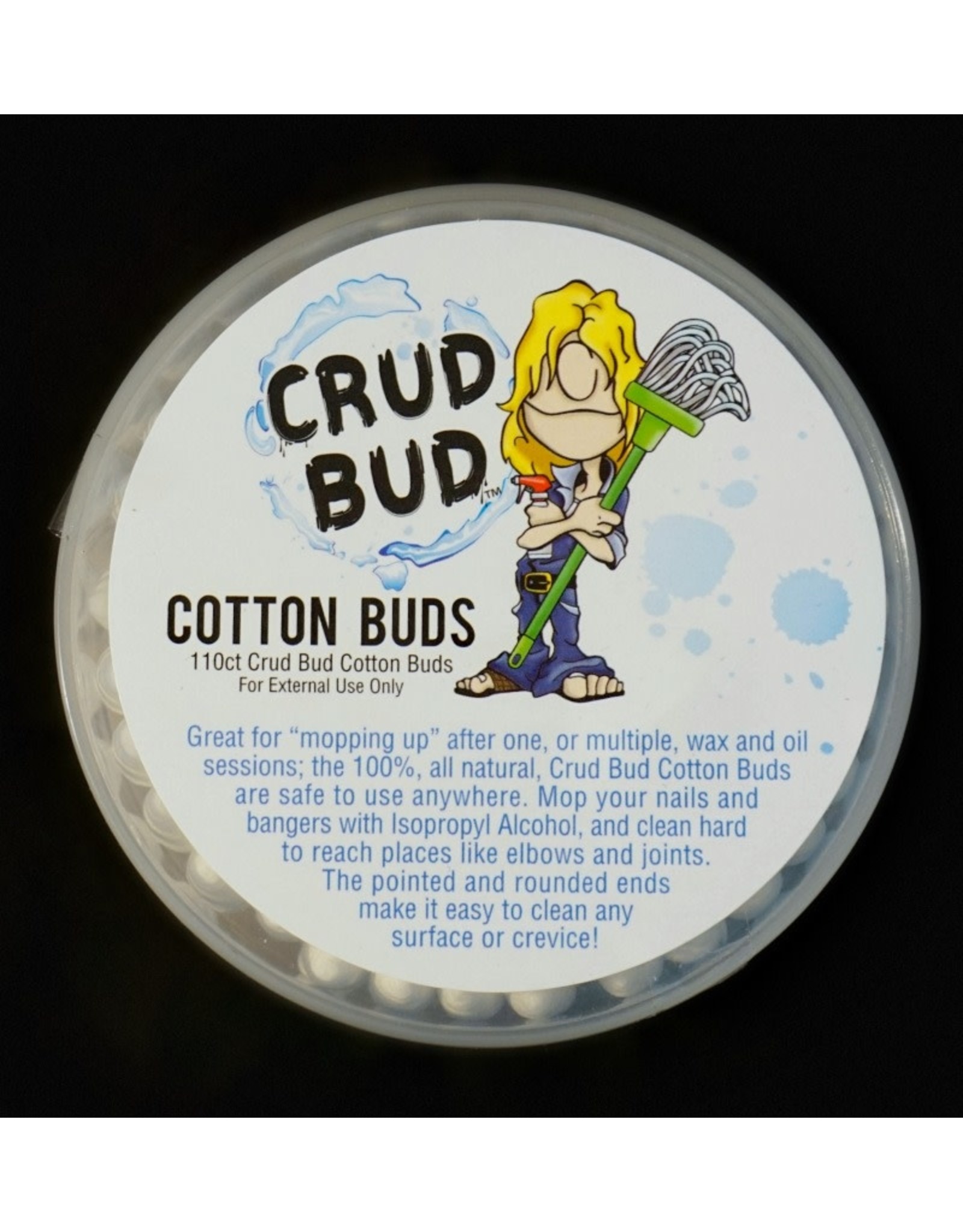 Crud Bud Dual Tip Cotton Buds - 110pk Tub