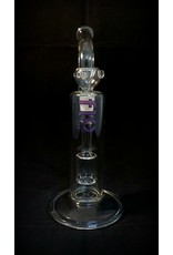 Flo Flo 12" Bent Neck Bubbler Purple