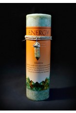 Crystal Energy Pendant Candle - Unakite Energy