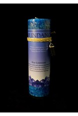 Crystal Energy Pendant Candle - Blue Goldstone Abundance