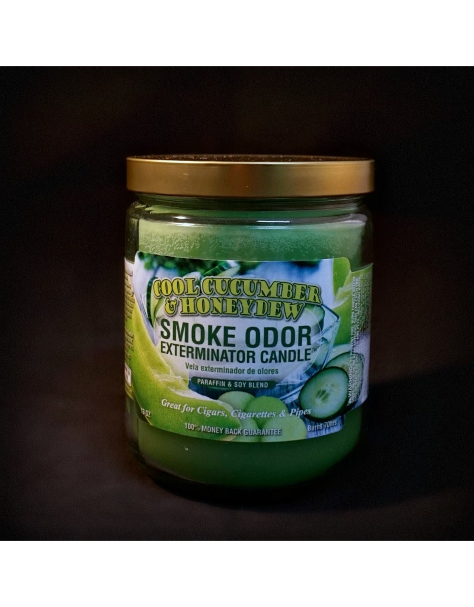 Smoke Odor Smoke Odor Candle - Cool Cucumber Honeydew