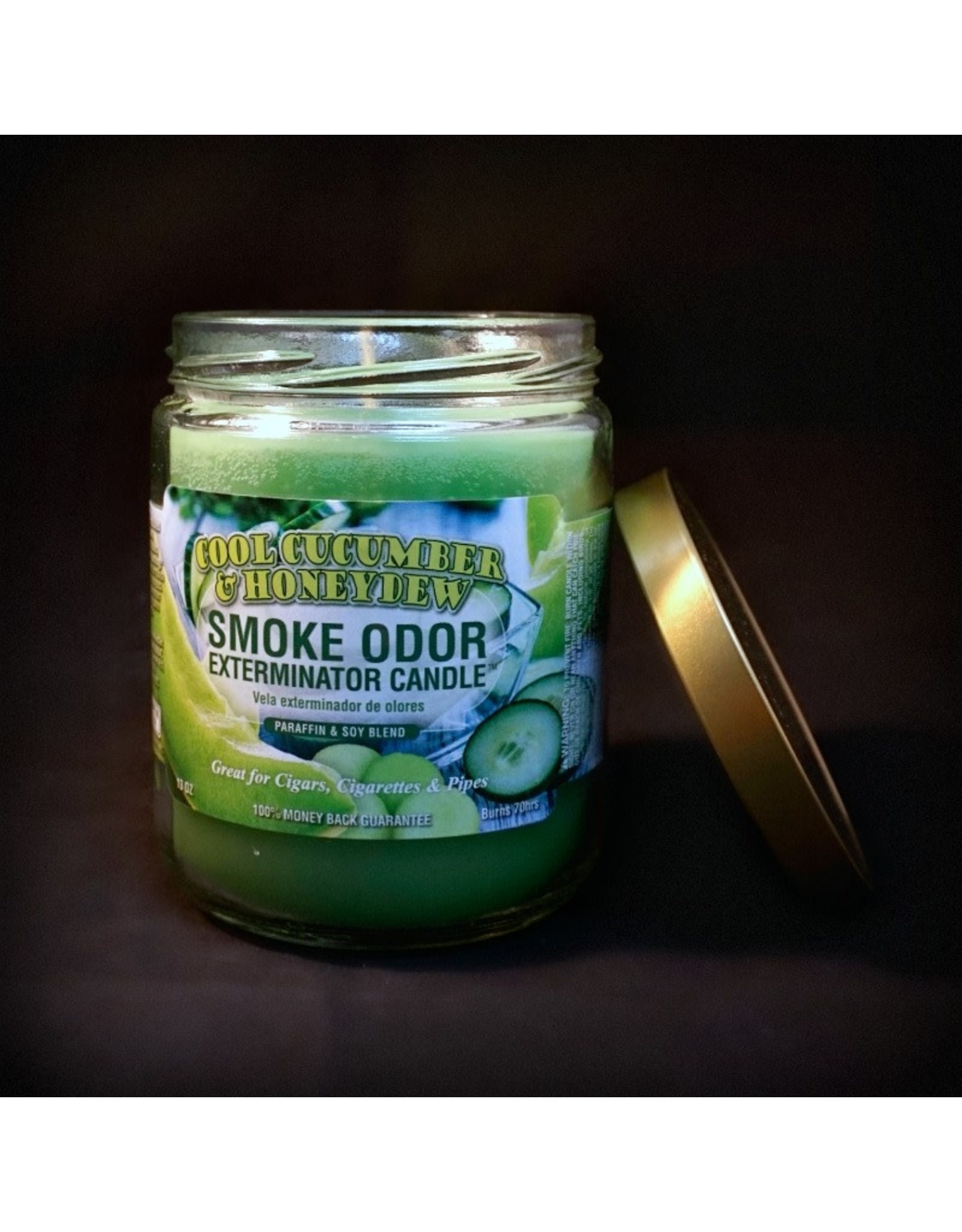 Smoke Odor Smoke Odor Candle - Cool Cucumber Honeydew