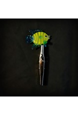 Small Glass Memo Clip - Angel Fish