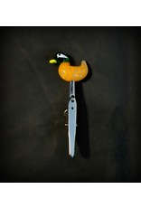 Small Glass Memo Clip - Duck