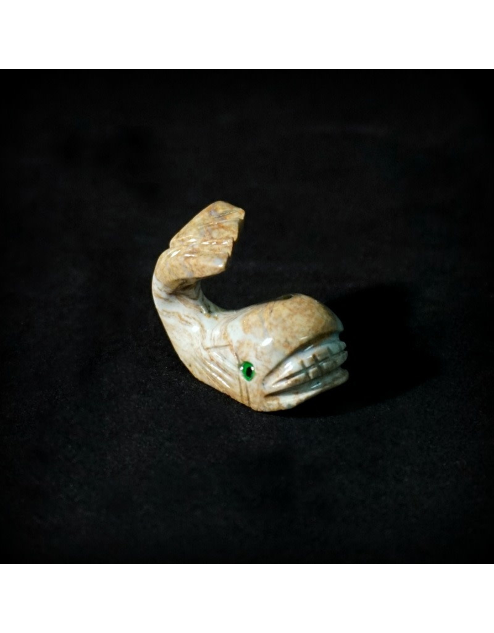 Spirit Animal Carved Stone Mini - Whale