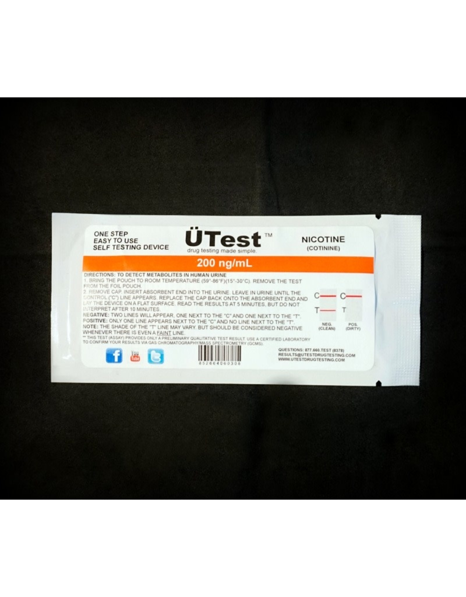 U-Test Nicotine