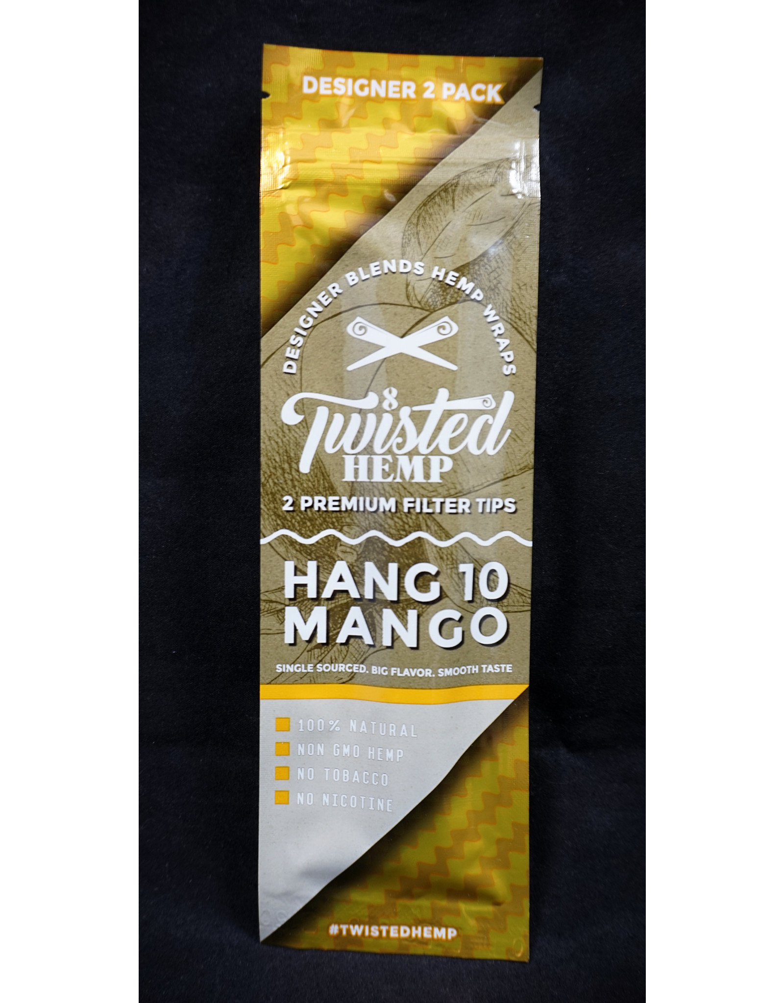 Twisted Hemp Wraps Twisted Hemp Wraps 2pk - Hang 10 Mango