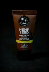 Earthly Hemp Seed Body Lotion 1oz Nag Champa