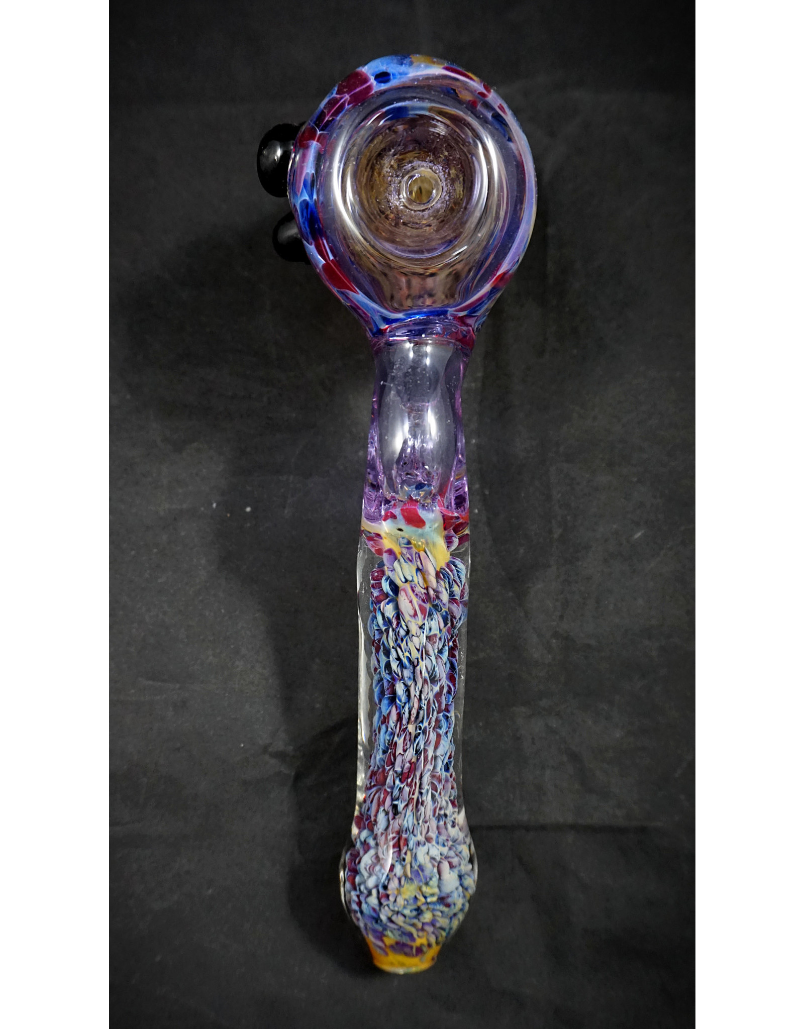 Heavy Worked Hammer Bubbler Pipe