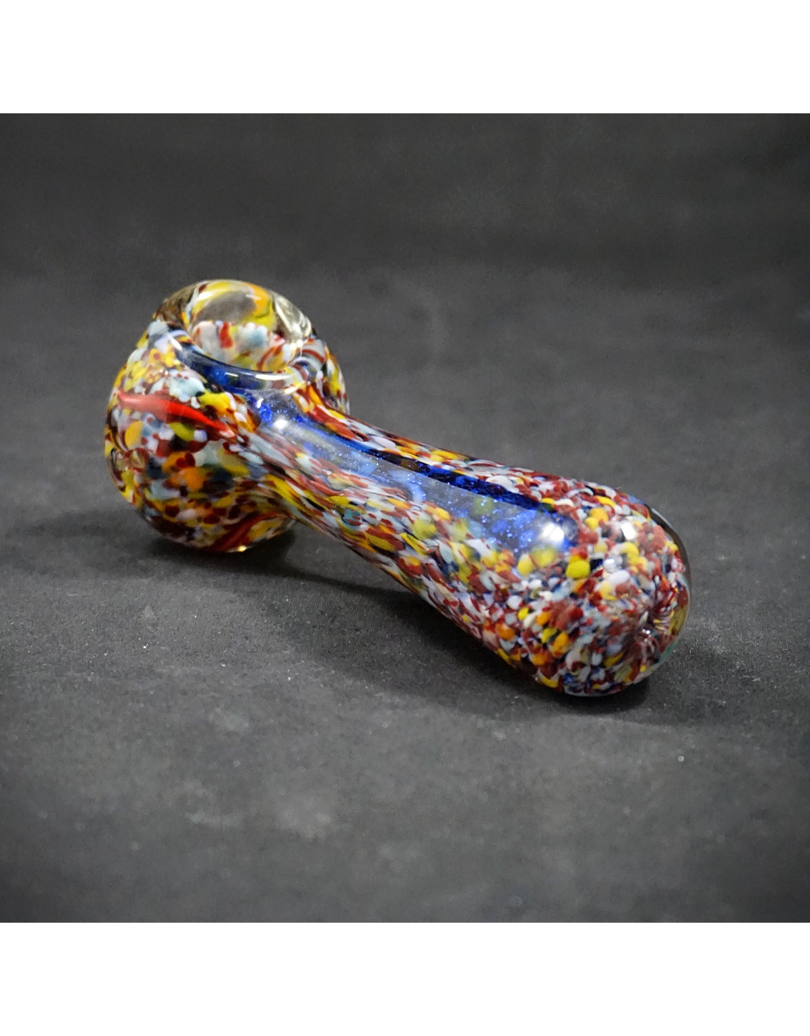 Gumball Dichro Stripe Glass Hand Pipe