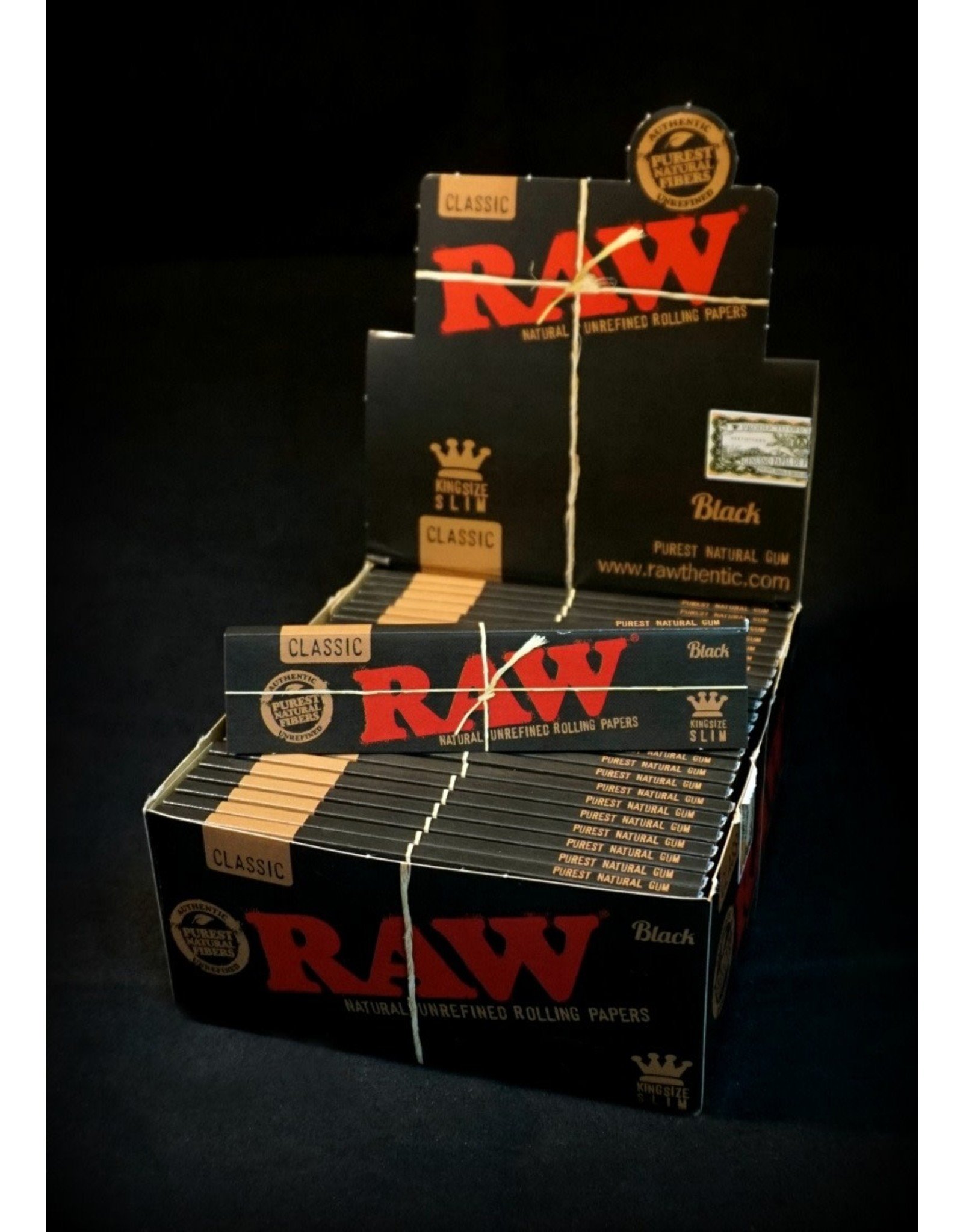 Raw Raw Black Papers KS Slim