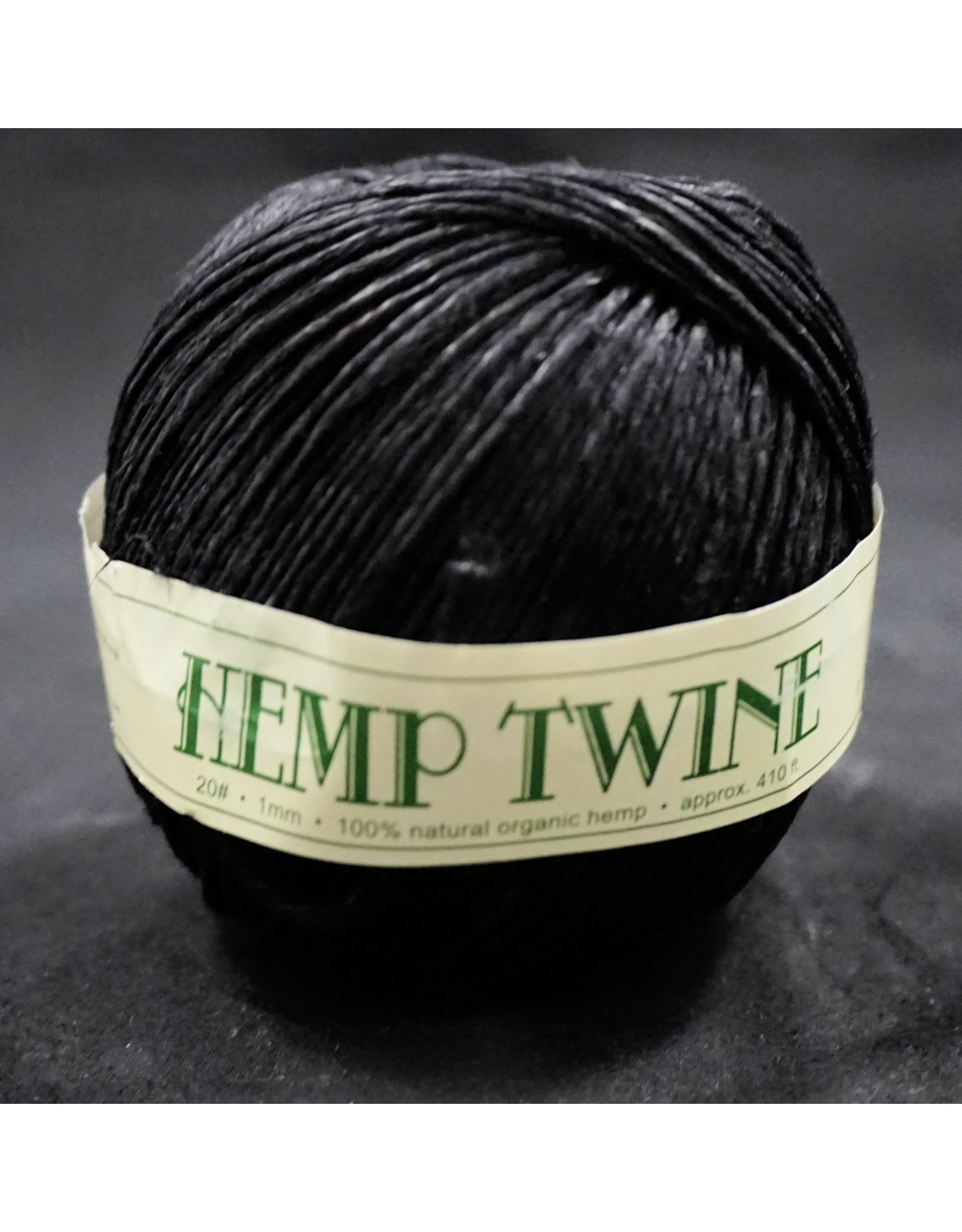 Black Hemp Twine 1mm 100g