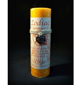 Zodiac Pewter Pendant Candle - Virgo