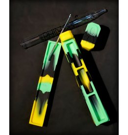 Dab Out Silicone Dab Kit Green/Black/Yellow