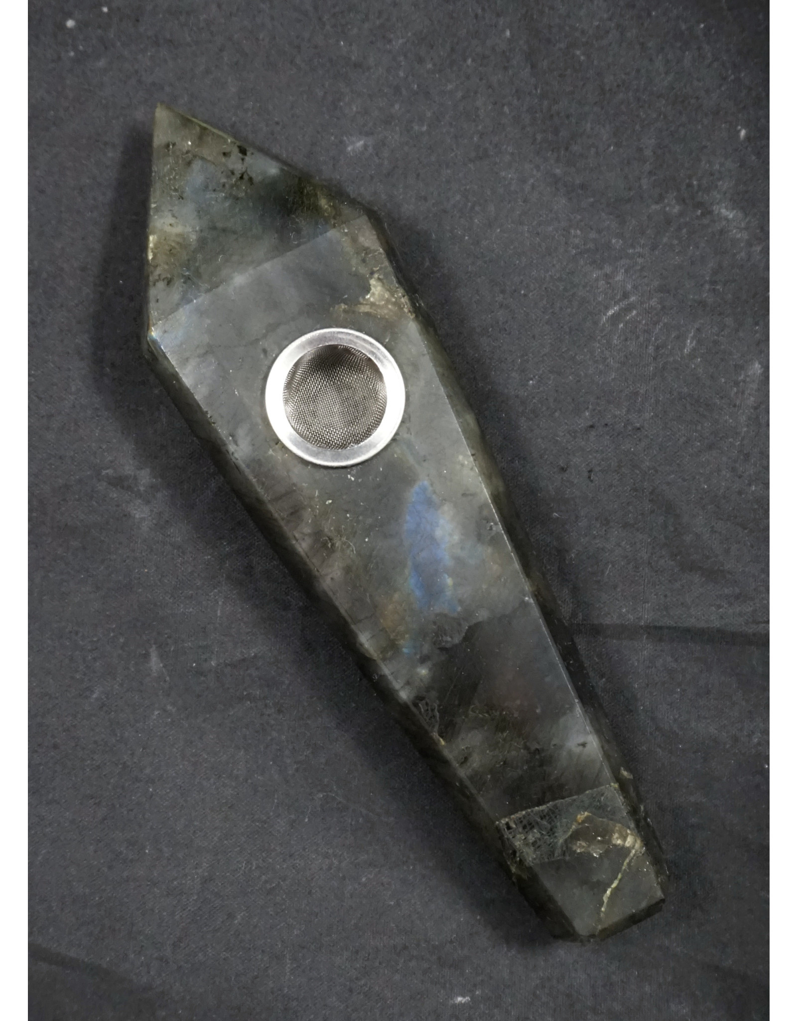 Gemstone 4" Hand Pipe - Labradorite