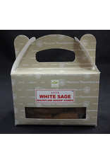 Satya Satya Backflow Cone  Incense  White Sage