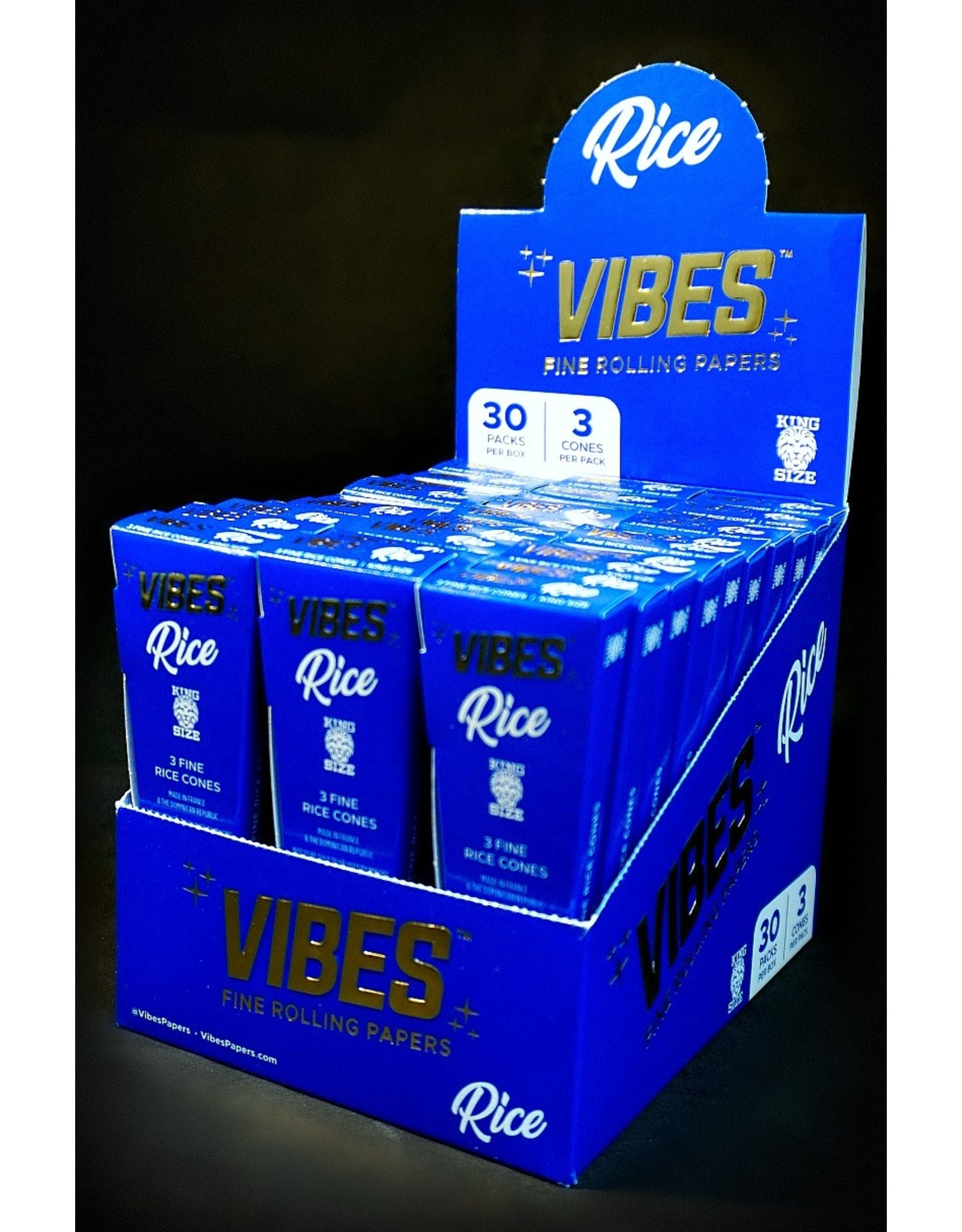 Vibes Papers Vibes Cones Rice KS 3pk