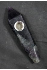 Gemstone 4" Hand Pipe - Rainbow Fluorite