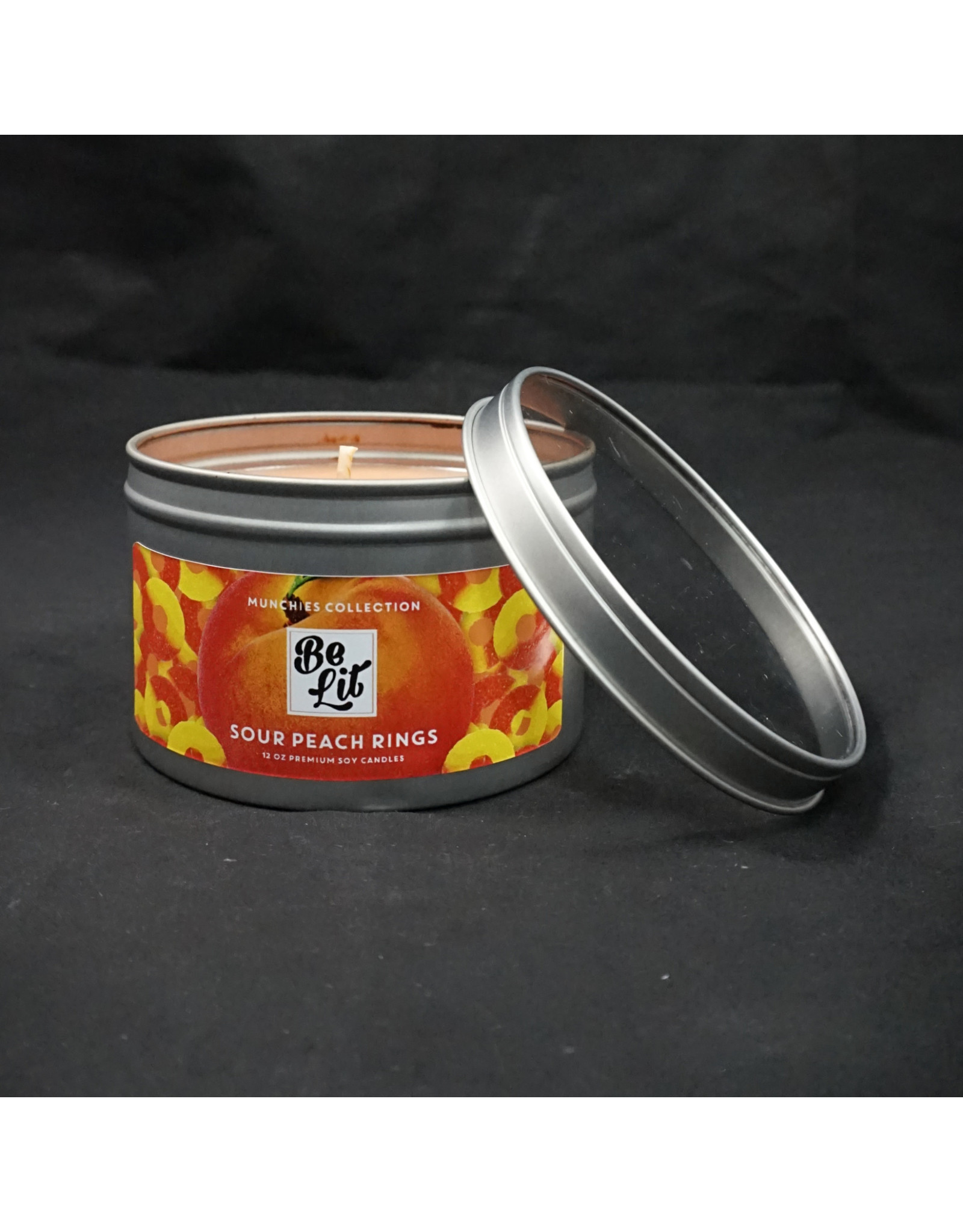 Be Lit Be Lit Candle Munchies Collection - Sour Peach Rings