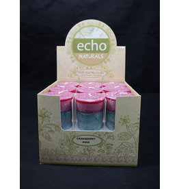 Echo Naturals Votive Candle - Cranberry Pine