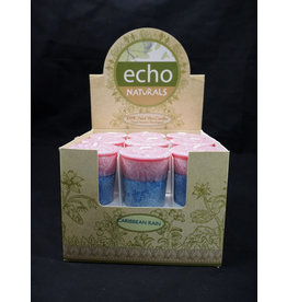 Echo Naturals Votive Candle - Caribbean Rain