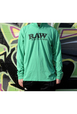 Raw Raw Envy Green Lightweight Hoodie - XLarge