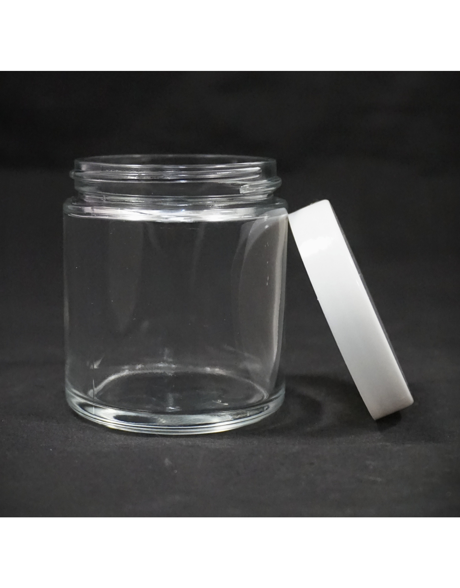 Ooze Glass Jar 4oz - White