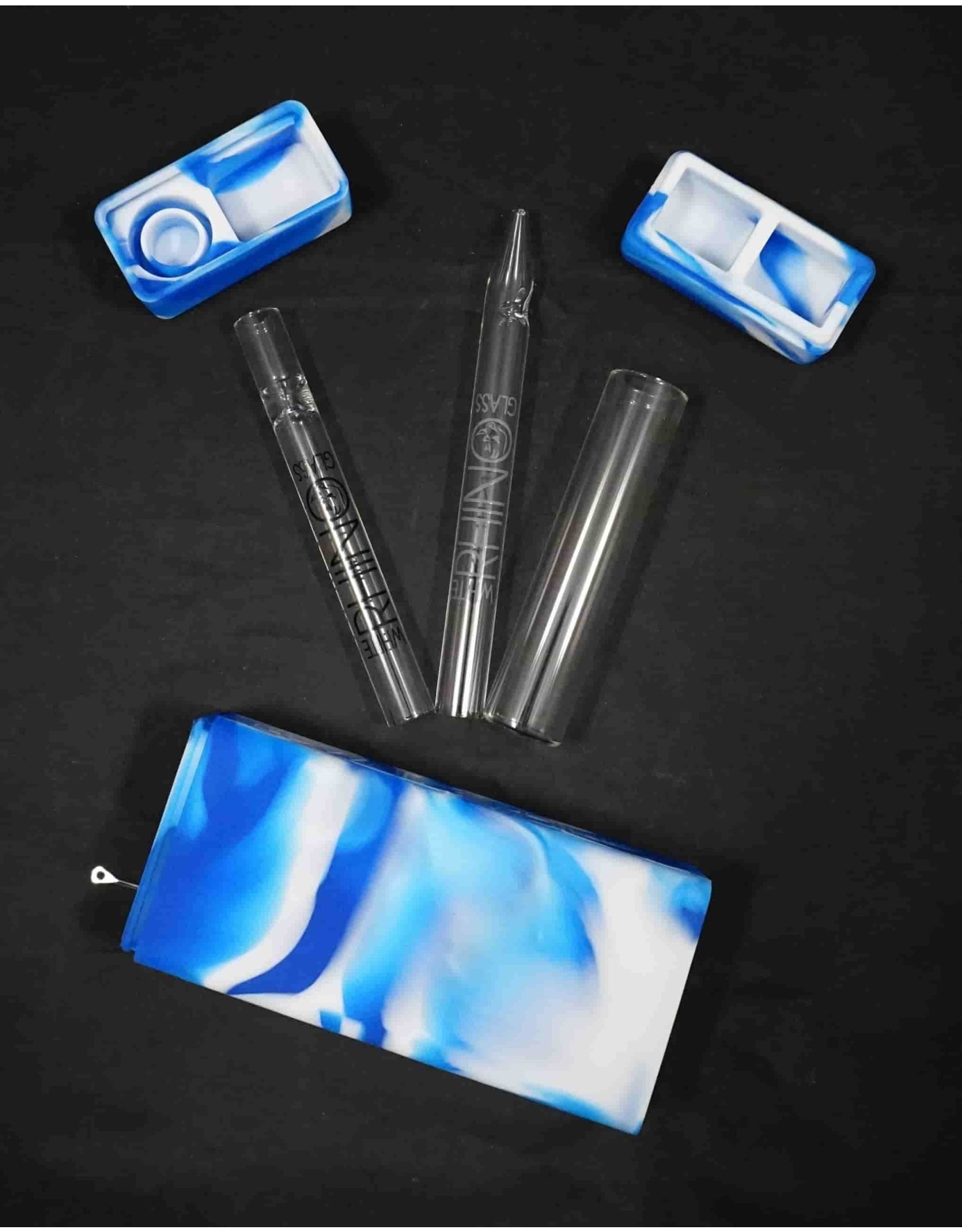 White Rhino Silicone Dab Kit Blue