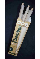 OCB OCB Bamboo Unbleached Cones KS 3pk