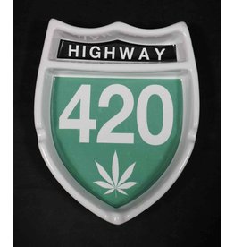 Highway 420 Ceramic Ashtray