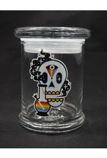 420 Science 420 Science Jars Medium Cosmic Skull Pop Top