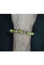 Elastic Bracelet 8mm Round Beads â€“ Serpentine