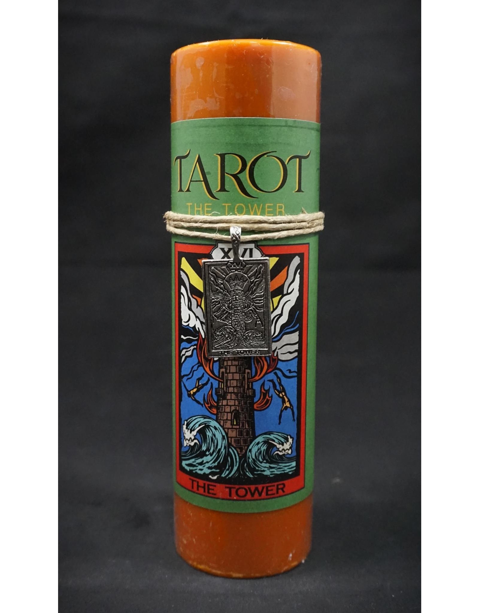 Tarot Card Candle -