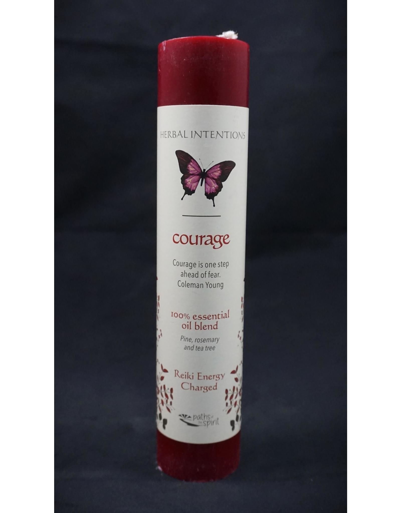 Herbal Intention Candle - Courage