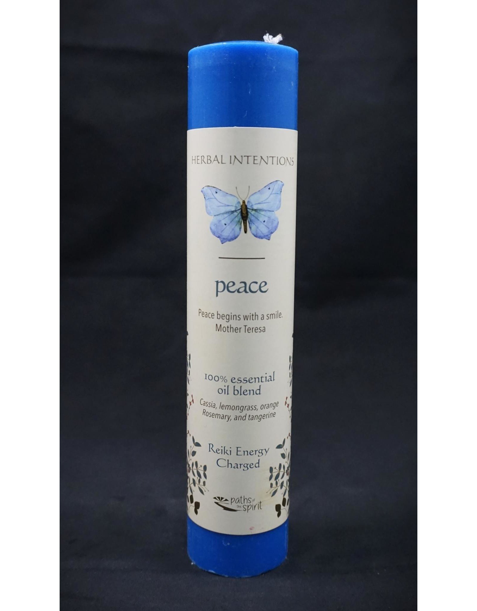 Herbal Intention Candle - Peace