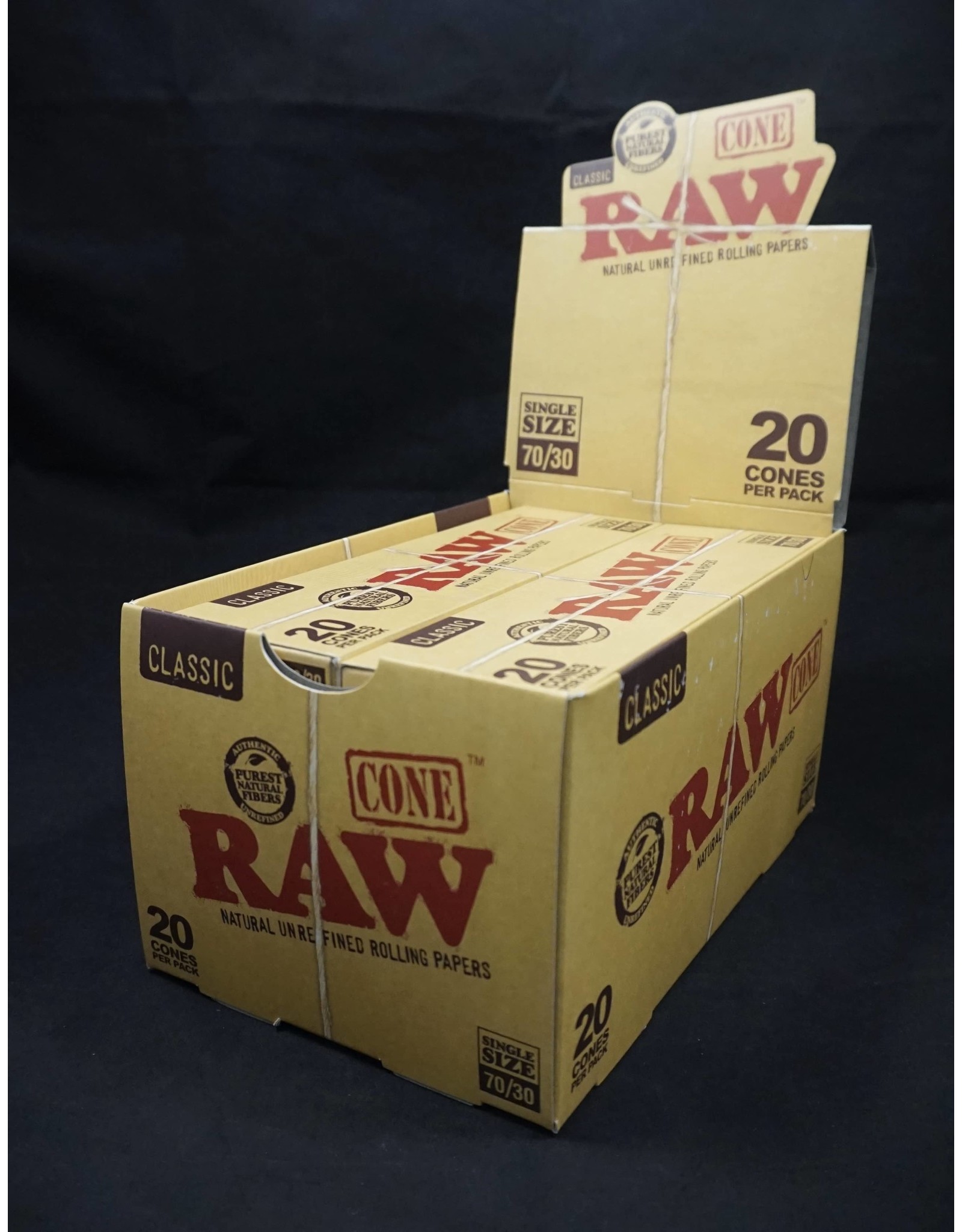Raw Classic 70/30 Cones 20pk