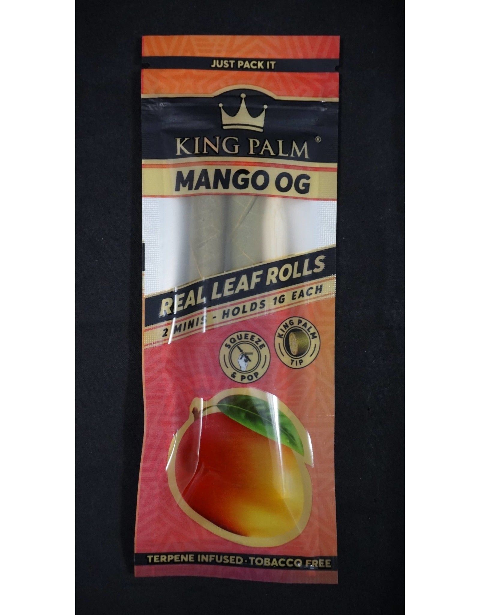 King Palm King Palm Pre-Roll Wraps â€“ 2pk Mini Mango OG